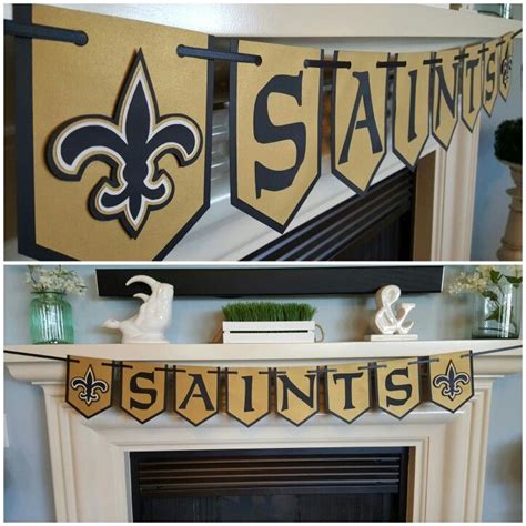 saints decorations for parties|new orleans saints room decor.